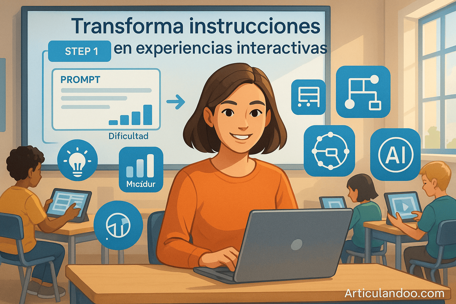 Prompts para Generar Aplicaciones Educativas con IA – Guía Definitiva para Docentes