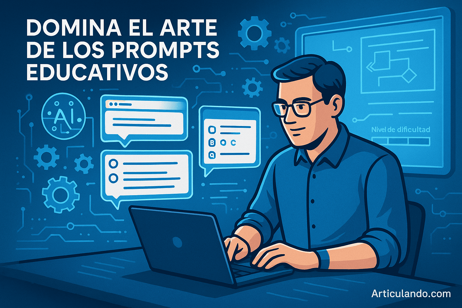 Prompts para Generar Materiales Didácticos con IA – Guía Definitiva para Docentes